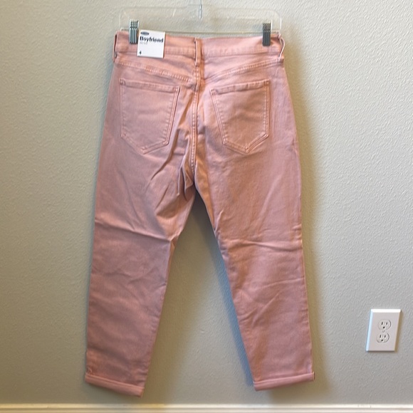 Women’s Old Navy size 4 light pink boyfriend mid rise jeans - Picture 2 of 8